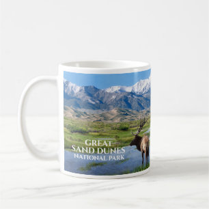 Caneca De Café Elk ao lado do Big Primavera Creek Excelente Dunes