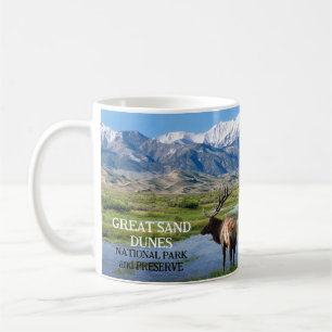 Caneca De Café Elk, Big Primavera Creek, Excelente Dunas NP