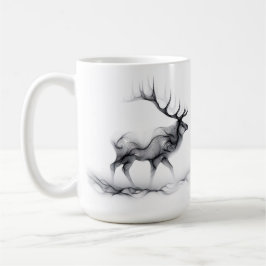 Caneca De Café Elk Deer Stag Silhouette Mug