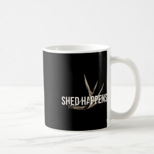 Caneca De Café Elk Hunter Shed Acontece Engraçado Caça A Veados