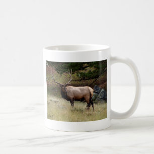 Caneca De Café Elk na Selva