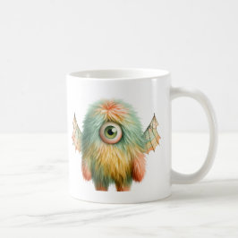 Caneca De Café Ellie - Whimsical One Eyed Monster Mug
