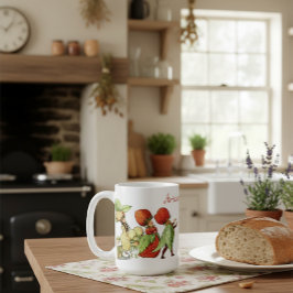 Caneca De Café Elsa Beskow Flower Festival Coffee Mug