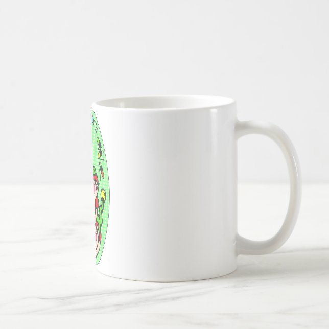 Caneca De Café Elves de Natal (Direita)
