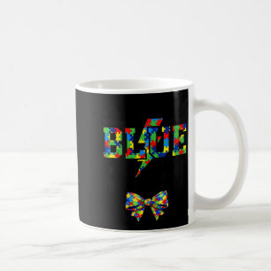Caneca De Café em abril Use Azul Puzzle de Conscientização do Aut