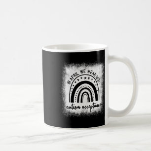 Caneca De Café Em abril, Vestimos Vermelho - #reditar - Aceitação