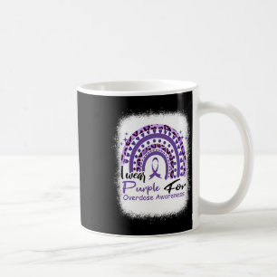 Caneca De Café Em agosto Vestimos Awarenes de Sobredosagem do Arc