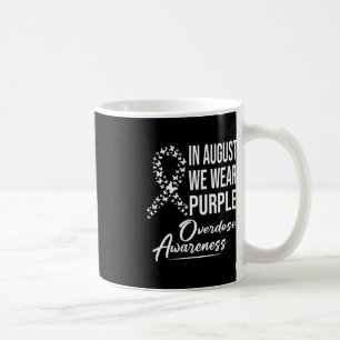 Caneca De Café Em agosto, Vestimos o Mês de Sensibilização para a