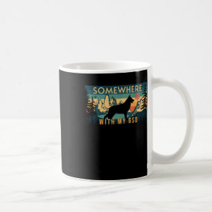 Caneca De Café Em Algum Lugar Com Meu Stic De German shepherd Gsd
