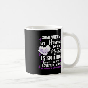 Caneca De Café Em algum lugar no céu minha mãe está sorrindo