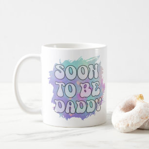 Caneca De Café Em Breve, Ser Um Anúncio De Gravidez De Novo papai