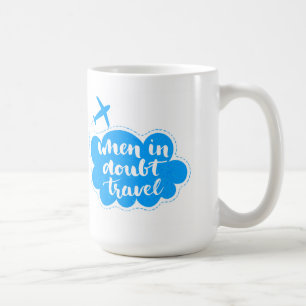 Caneca De Café Em caso de dúvida nuvem do viagem