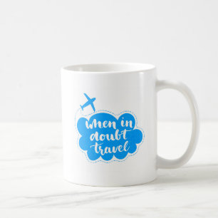 Caneca De Café Em caso de dúvida nuvem do viagem