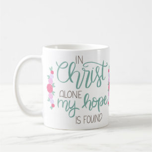 Caneca de Café Em Cristo Sozinho Minha Esperança é