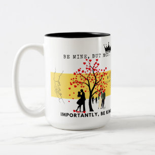 CANECA DE CAFÉ EM DOIS TONS
