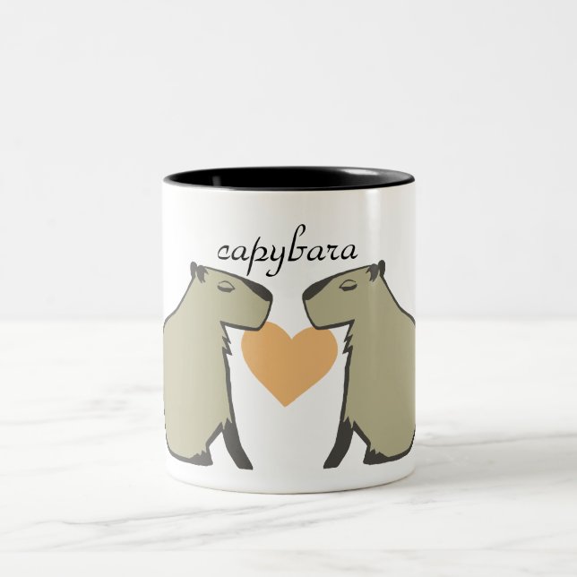 CANECA DE CAFÉ EM DOIS TONS カピバラマグカップ (Centro)