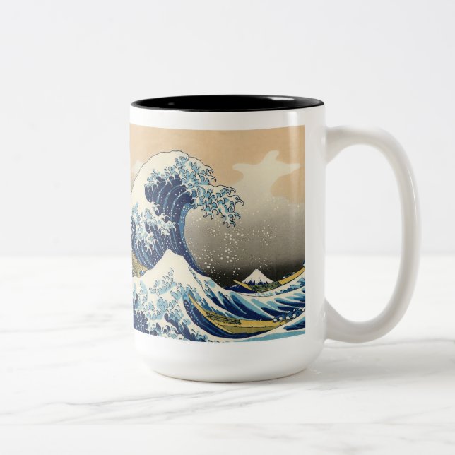 CANECA DE CAFÉ EM DOIS TONS 葛飾北斎 (Direita)