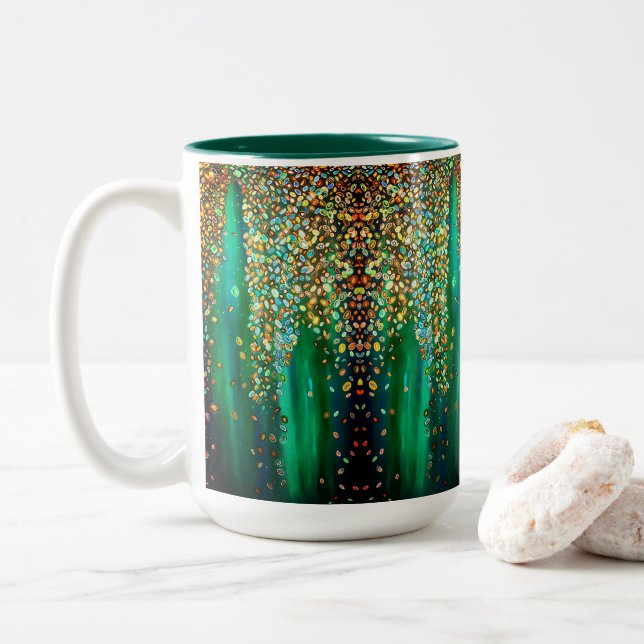 Caneca De Café Em Dois Tons 0186 - Waterfall Mug (Com Donut)