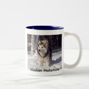 Caneca De Café Em Dois Tons 100_5815, Malamute do Alasca