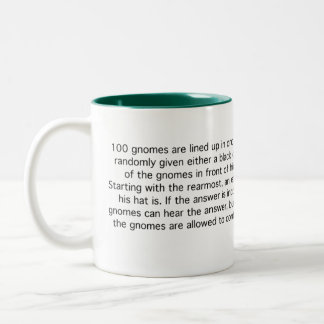 Caneca De Café Em Dois Tons 100 gnomos infelizes