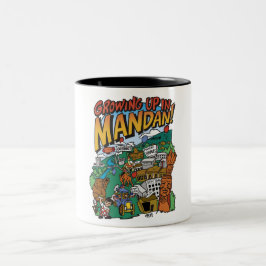 Caneca De Café Em Dois Tons 11 oz. Crescendo em Mandan Mug