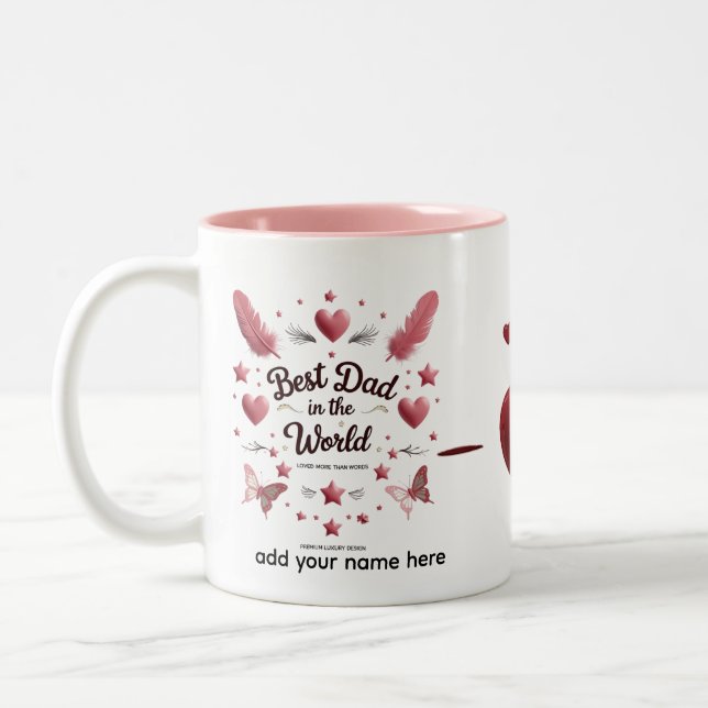 Caneca De Café Em Dois Tons 11 oz - Mug Personalizado de Dois Tons | Sensação (Esquerda)