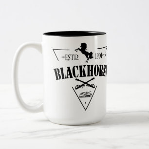 Caneca De Café Em Dois Tons 11 Personalizado AACR Blackhorse Coffee mug 15 Oz.