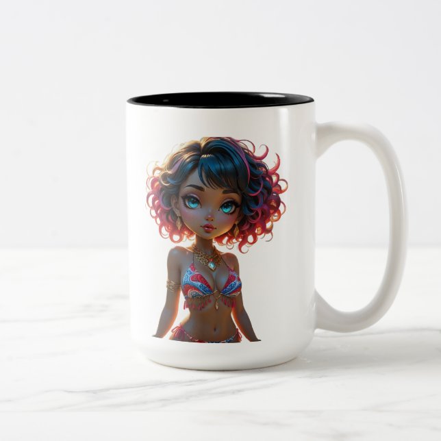 Caneca De Café Em Dois Tons 16A Dollz por: Svace - Série 01 (Direita)