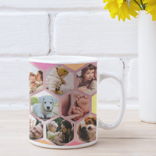 Caneca De Café Em Dois Tons 17 Memória de Amor da Família de Cópulos de Fotos