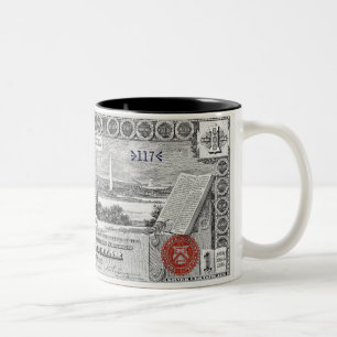 Caneca De Café Em Dois Tons 1896 séries educacionais do certificado de prata
