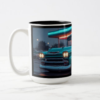 Caneca De Café Em Dois Tons 1958 Chevrolet Apache 3100
