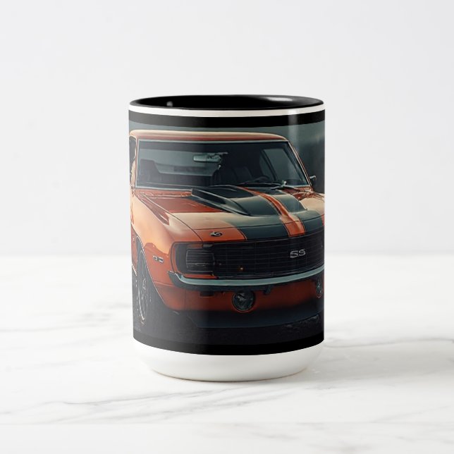 Caneca De Café Em Dois Tons 1969 Camaro SS/RS (Centro)