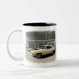 Caneca De Café Em Dois Tons 1972 Dodge Dart Swinger