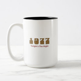 Caneca De Café Em Dois Tons 1977 Música do Ano, Esta É a Noite