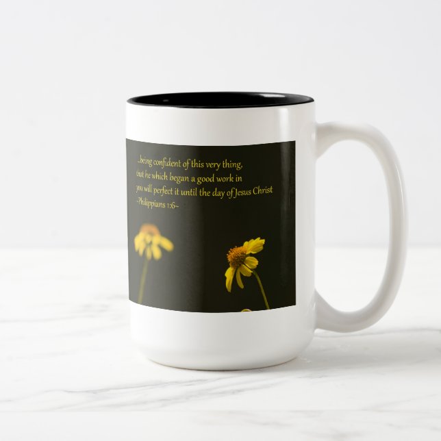Caneca De Café Em Dois Tons 1:6 dos Philippians (Direita)