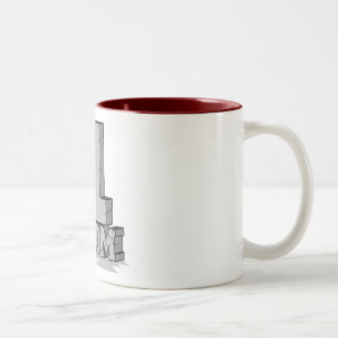 Caneca De Café Em Dois Tons #1 Mug Mãe