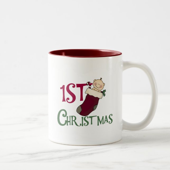 Caneca De Café Em Dois Tons 1rua de Natal em estoque (Direita)