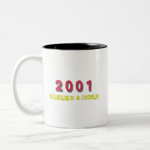 Caneca De Café Em Dois Tons 2001 Top Song, Pendurado Por Um Momento