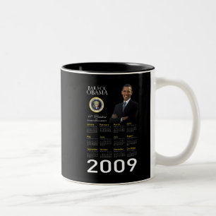 Caneca De Café Em Dois Tons 2009 Keepsasasakmug - Inauguração de Obama