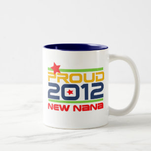 Caneca De Café Em Dois Tons 2012 t-shirt e presentes orgulhosos de Nana
