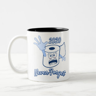 Caneca De Café Em Dois Tons 2020 Toilet Paper Panic (Pânico de Papel)