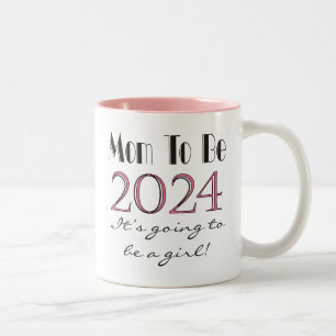 Caneca De Café Em Dois Tons 2022 Mãe de Ser de Rapariga Família Nova Mãe
