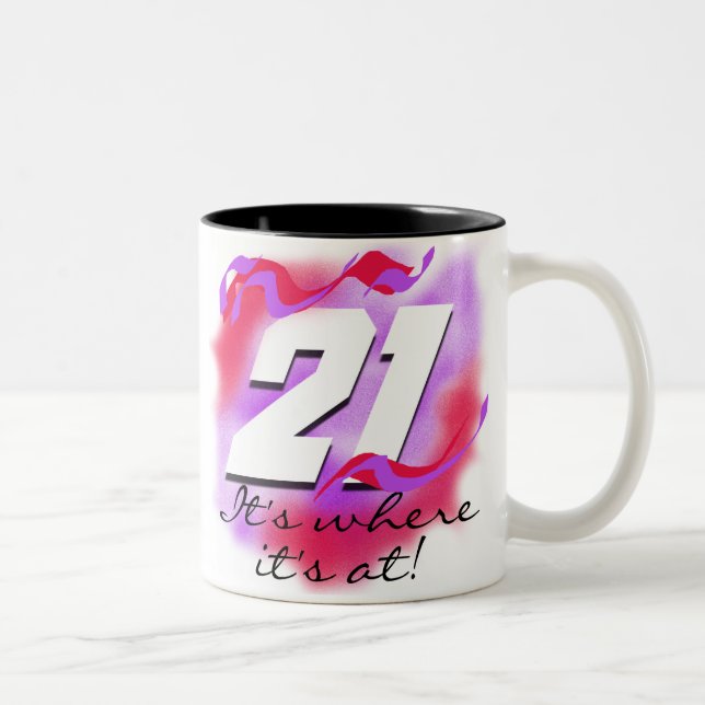 Caneca De Café Em Dois Tons 21 em onde está (Direita)