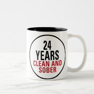 Caneca De Café Em Dois Tons 24 anos limpam e moderam