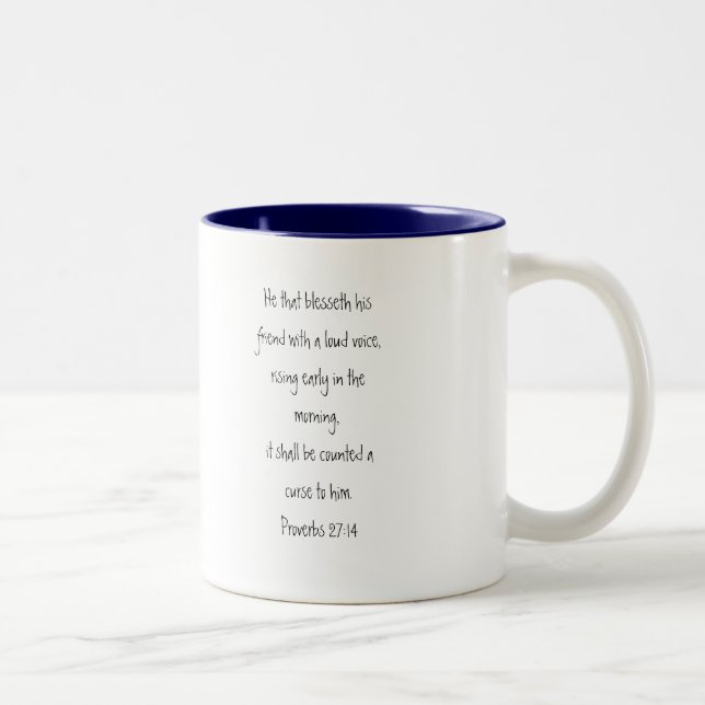 Caneca De Café Em Dois Tons 27:14 alto de Prov da voz (Direita)