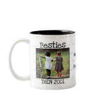 2 Foto agora e depois Besties BFF