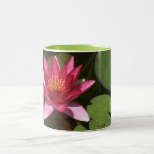 CANECA DE CAFÉ EM DOIS TONS 2 MASSA TONELADA, " BLOSSOM PINK LOTUS"