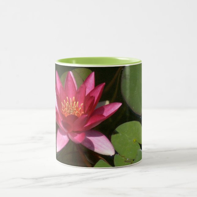 CANECA DE CAFÉ EM DOIS TONS 2 MASSA TONELADA, " BLOSSOM PINK LOTUS" (Centro)