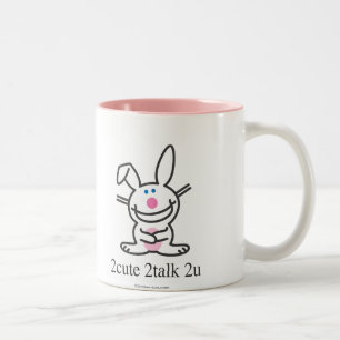 Caneca De Café Em Dois Tons 2cute 2talk 2u