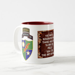 Caneca De Café Em Dois Tons 3º Batalhão - 75º Ranger c/Tab - Mug de Vitóri